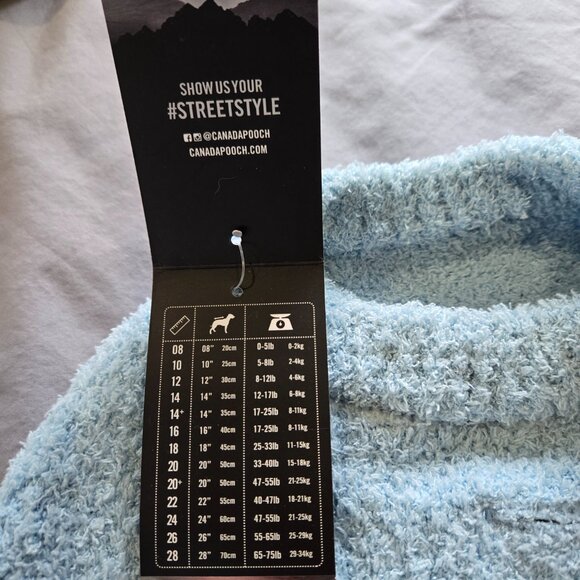 NWT - Canada Pooch - Pastel Party Sweater - Size 24 - Picture 5 of 5